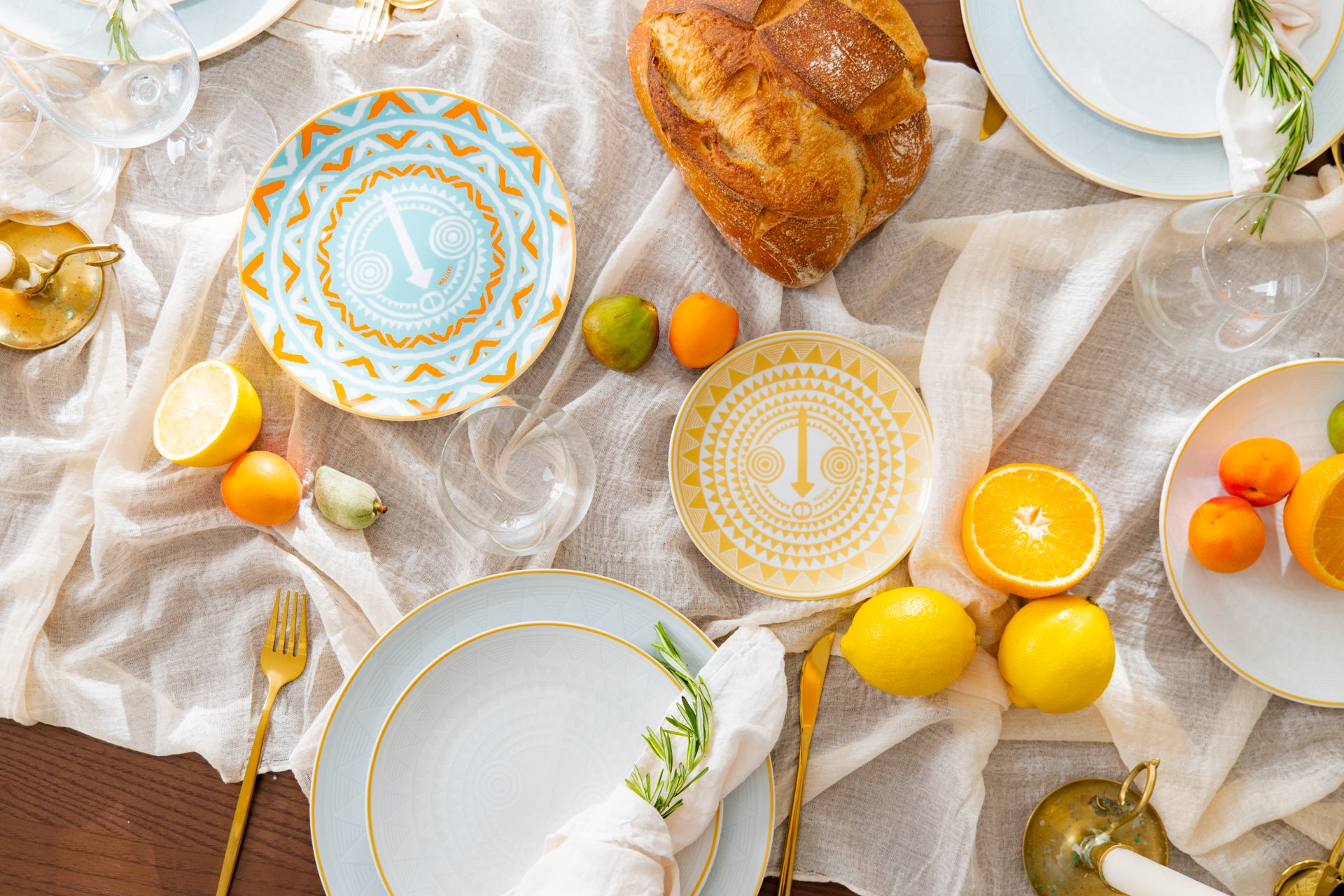 WELI Dessert Plate - Gold