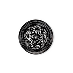 Fine Porcelain Dessert Plate - Black & White Design | The Vibration