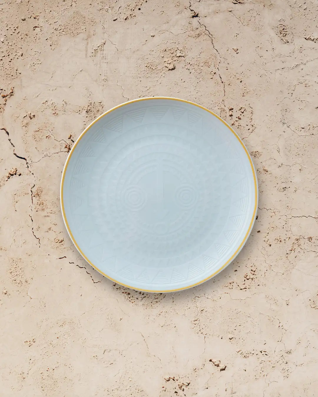 Fine Porcelain Charger Plate - Luminous White Design | THE ESSENTIALS