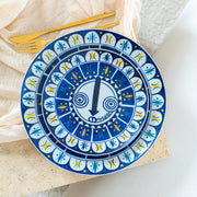 Assiette Décorative en Porcelaine Fine - Design Bleu Majorelle | HERITAGE