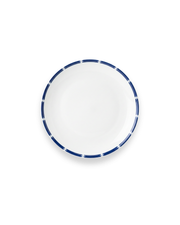 Fine Porcelain Dinner Plate - Textile Border Design | ADIRE