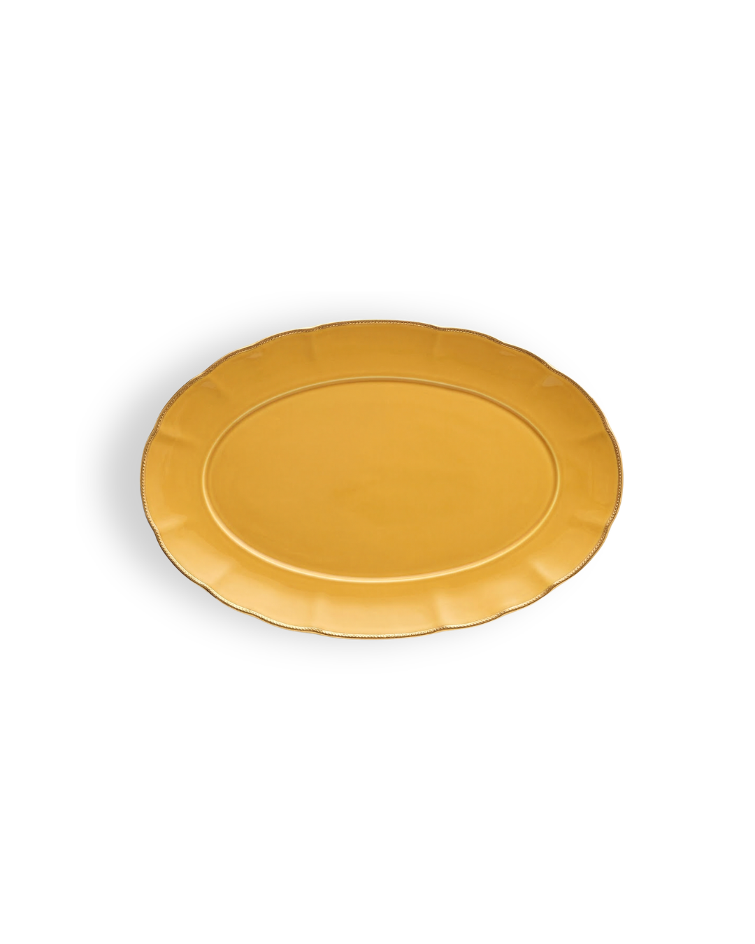 Fine Porcelain Oval Platter - Papaya Color Design | BAHIA