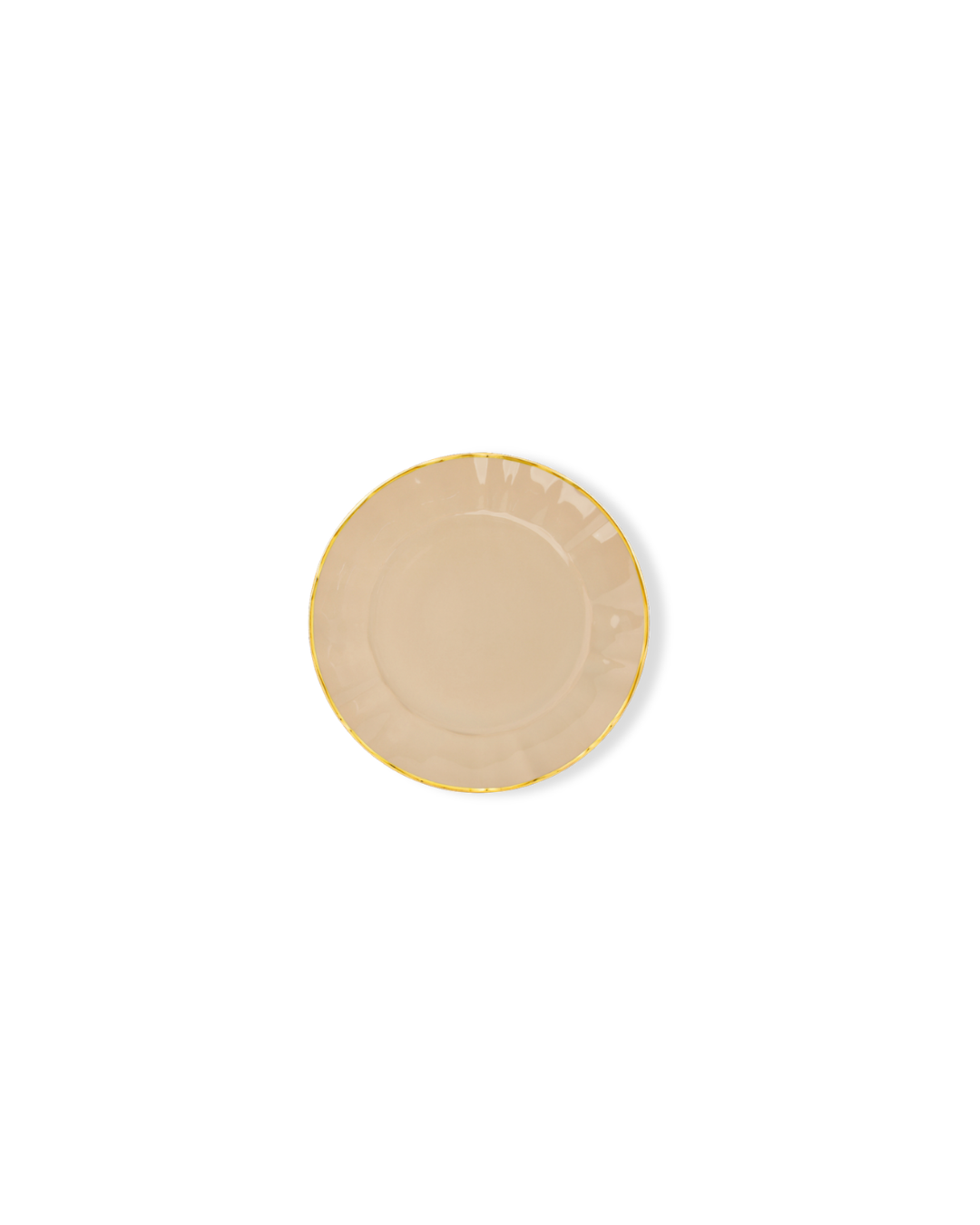 Fine Porcelain Dessert Plate - Mocha Color Design | BAHIA