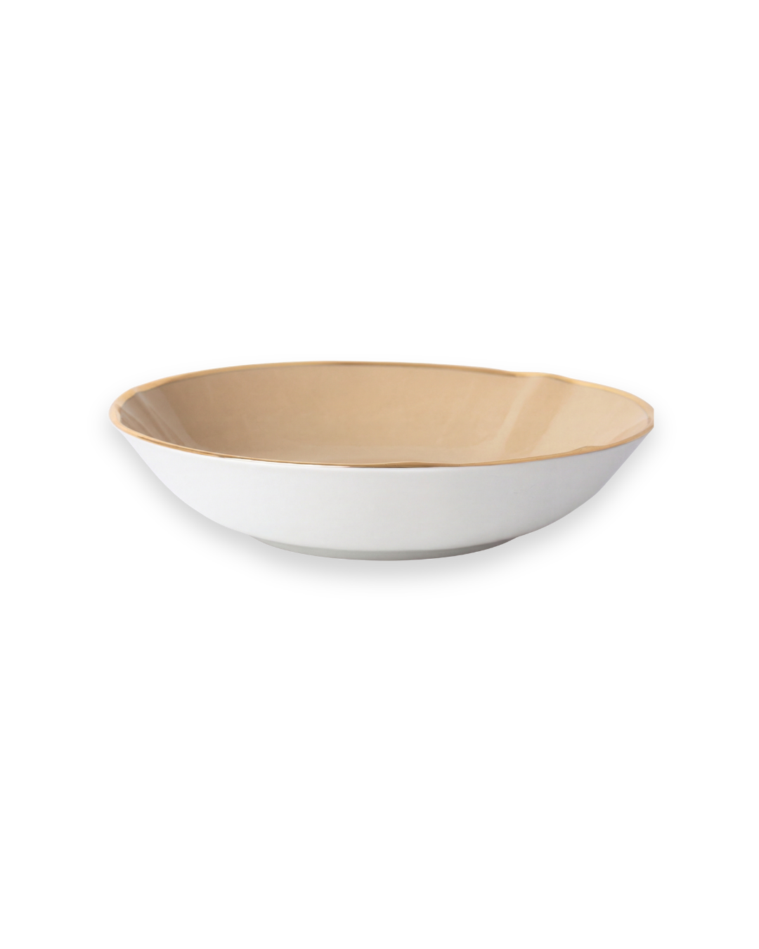 Fine Porcelain Soup Plate - Mocha Color Design | BAHIA