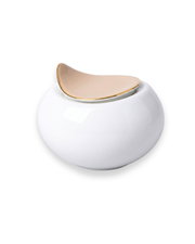 Fine Porcelain Sugar Pot - Mocha Color Design | BAHIA