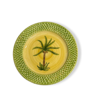 Earthenware Dinner Plate  - Passion Fruit Color Design | BAHIA PALM