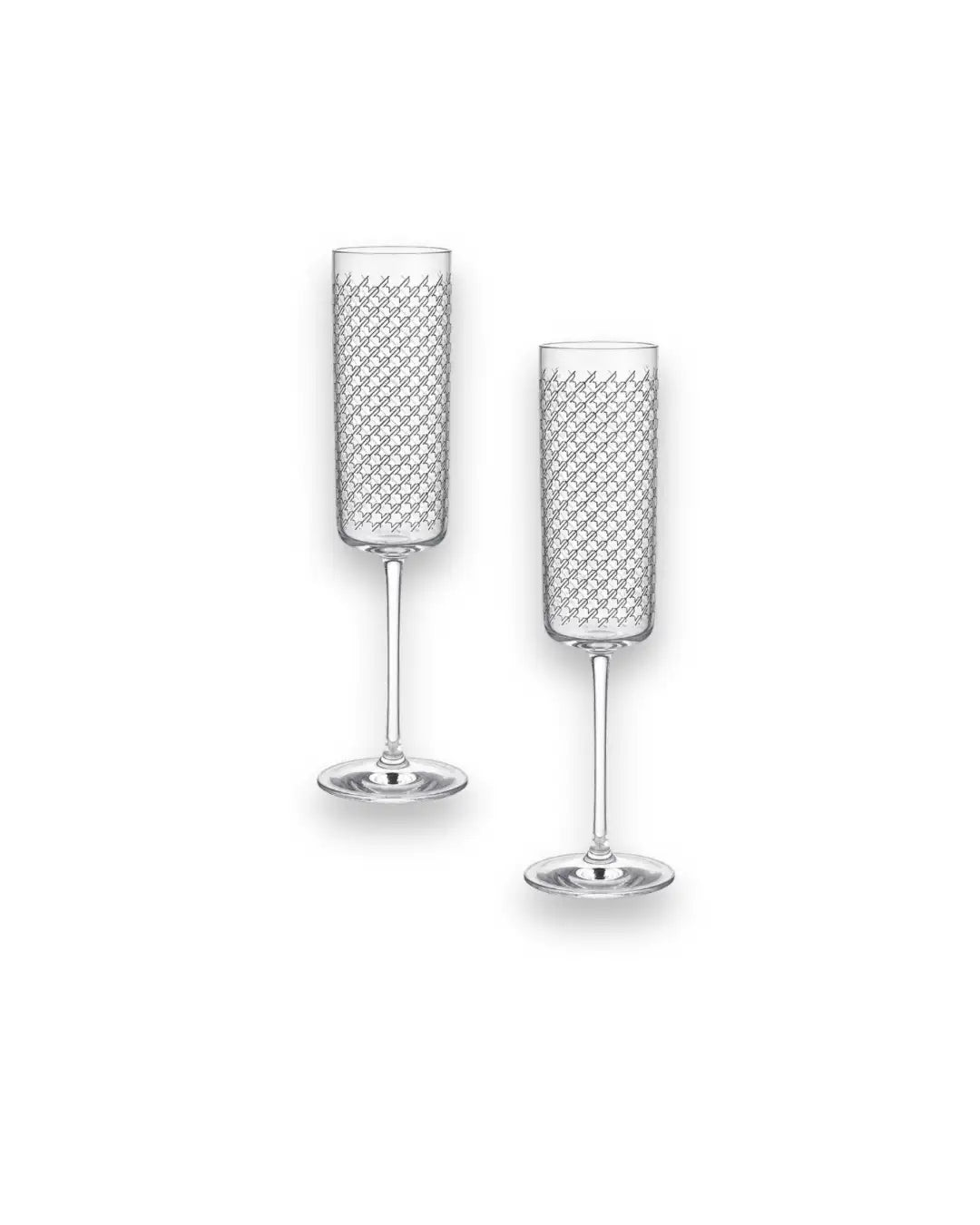 Champagne Glass - M Line Pattern - 2pcs | JUA