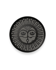 Fine Porcelain Charger Plate - Black Design - The Oracle | NOK