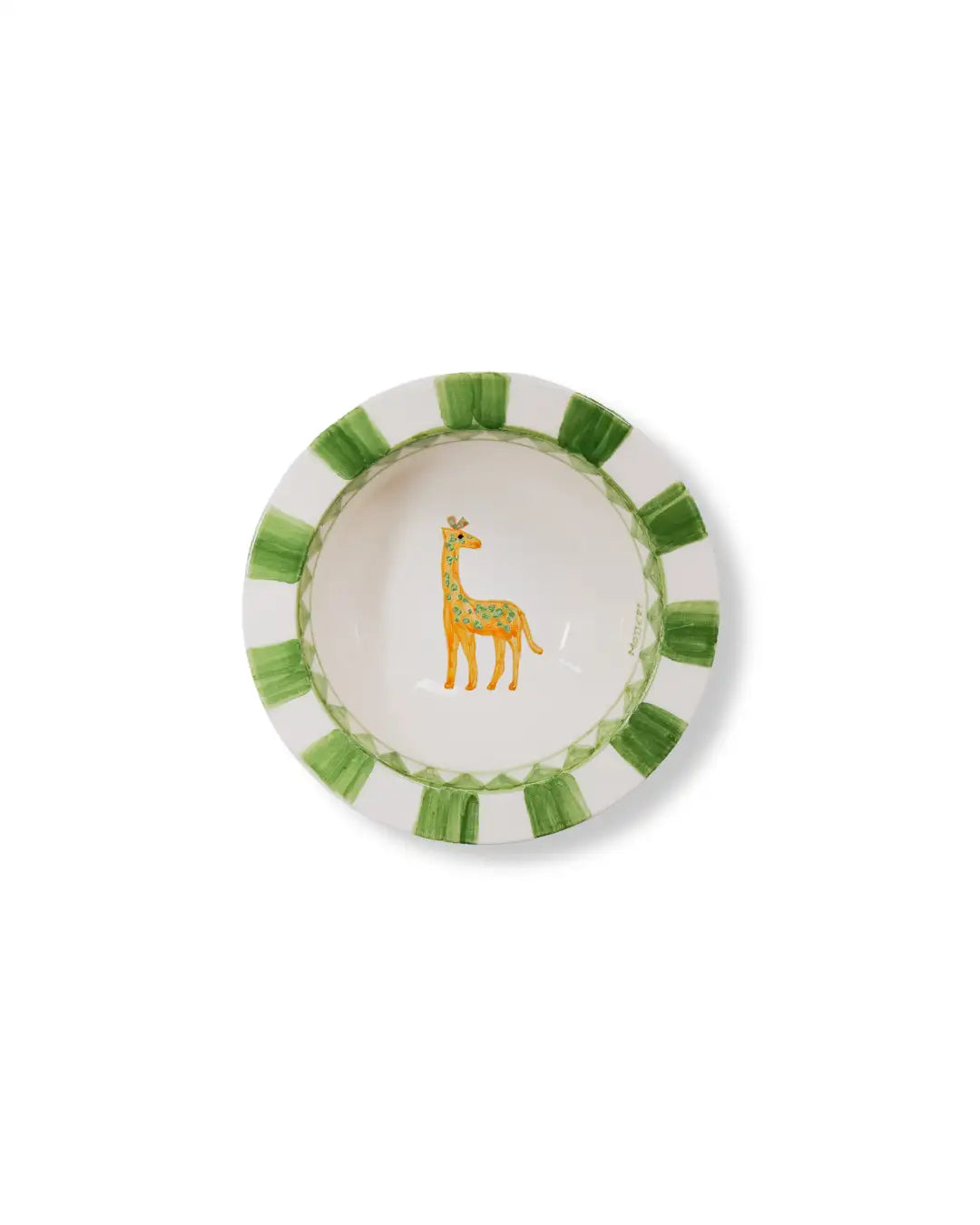 Bol à soupe en faïence - Motif animalier Vert Jungle | Royal Animals - Léopard