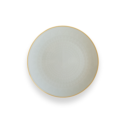 Assiette à Dîner en Porcelaine Fine - Design Blanc Lumineux | WELI