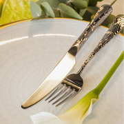 Stainless Steel 18/10 Cutlery - Silver Design | IROKO